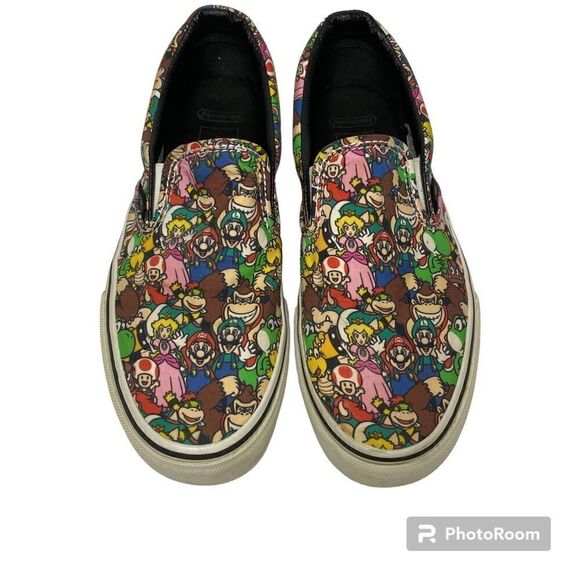 Vans x Nintendo Classic Slip-On Super Mario Bros Size 8W 6.5M - Picture 1 of 8